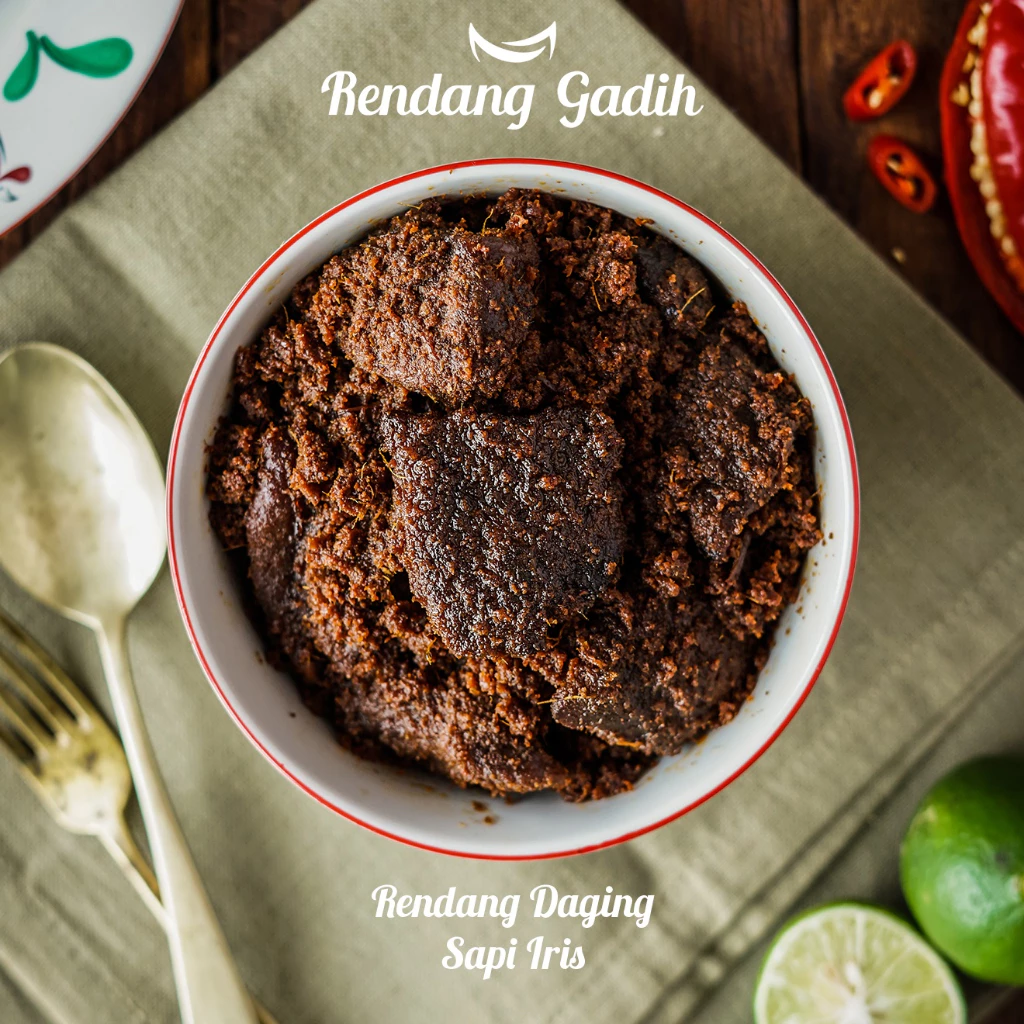 Paket 3 pcs Rendang Daging Sapi Iris @ 250 g