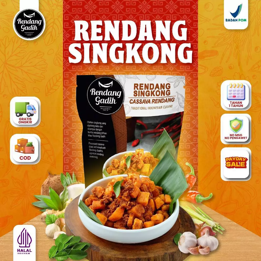 Rendang Singkong 150 g